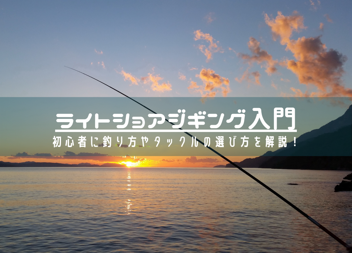 ライトショアジギング入門 初心者に釣り方やタックルの選び方を解説